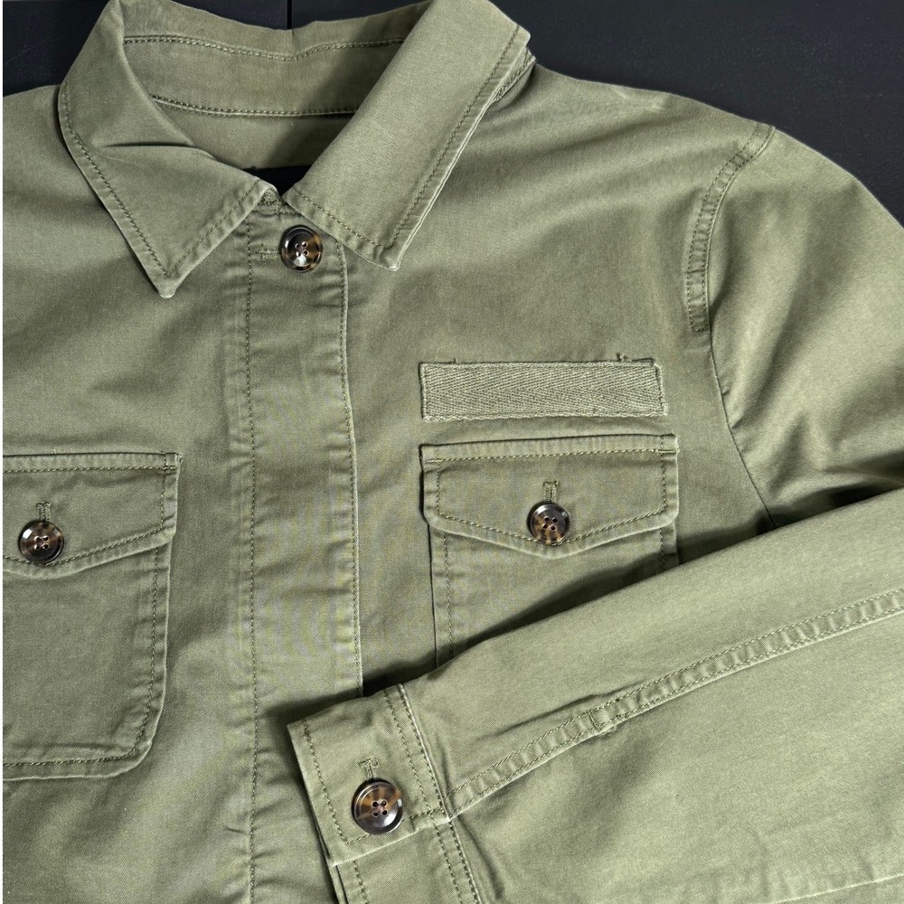 Banana Republic Military Jacket‎ Olive Green Modern Fit Womens M